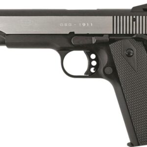 ATI GSG M1911 HGA 22LR 5" BL W/ POLISHED SLIDE & BLK GRIP 10RD