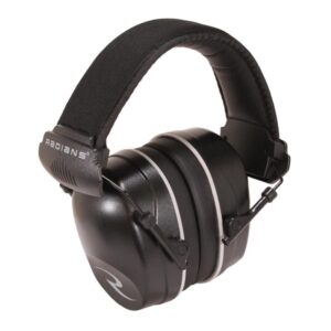 Radians R2500 Passive Earmuff 37dB Black with 2 Ear Plugs