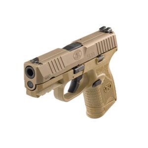 FN 509 Compact Handgun 9mm Luger 12rd & 15rd Magazines (2) 3.7" Barrel FDE NMS