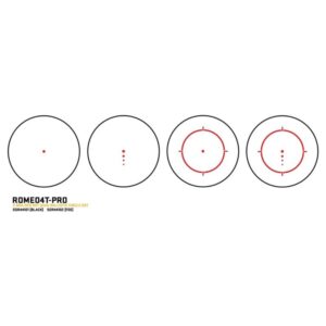 Sig Sauer ROMEO 4T-PRO Red Dot Sight Ballistic Circle Dot 0.5 Adj Illum Black