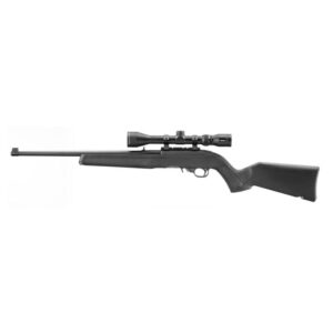 Ruger 10/22 Satin Black Carbine .22 LR 10rd Magazine(1) 18.5" Barrel Synthetic Stock BX Trigger w/3-9x40 Scope