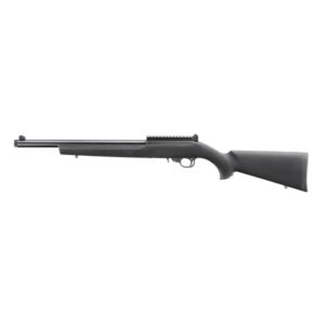 Ruger 10/22 Rifle .22LR 10rd Magazine 16.12" Threaded Satin Black Barrel Ghost Ring Sight Black Hogue Stock