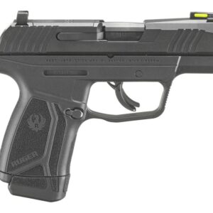 Ruger Max-9 Optic Ready Handgun 9mm Luger 12rd Magazine 3.2" Barrel Fiber Optic Sights Black Grip