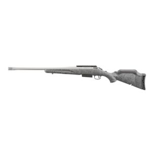 Ruger American Rifle Gen II 450 Bushmaster 3rd Magazine 20" Threaded Barrel Gray Splatter Stock