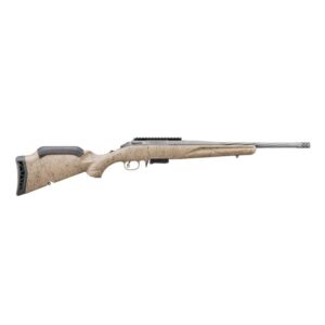 Ruger American Gen II Ranch Left Handed Rifle 7.62x39 5rd Magazine 16.1" Fluted Threaded Barrel FDE Splatter Stock