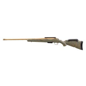 Ruger American Gen II Predator Rifle 350 Legend 5rd Capacity 22" Fluted Threaded Burnt Bronze Barrel Green Splatter Stock