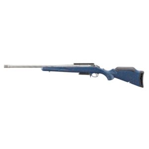 Ruger 250th Anniversary American Gen II Rifle .308 Win 3rd Capacity 20" Fluted Threaded Barrel Blue w/Red & White Splatter Stock