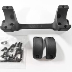 DNZ Game Reaper Browning Rifle Scope All Bar & L/R BLR Receiver Mount 30mm High - Black