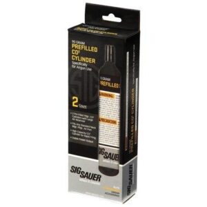 Sig Airguns Advanced Sport Pellet Replacement 2-Pack of 90 gram CO2 Cylinders