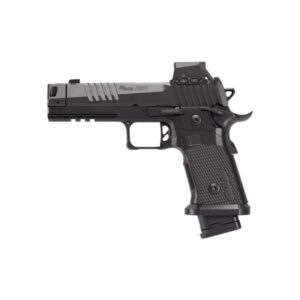 Sig Sauer P211-GTO Blackout Handgun 9mm Luger 21(2)&23(1)rd Magazines 4.4" Compensated Barrel with RomeoX SAO