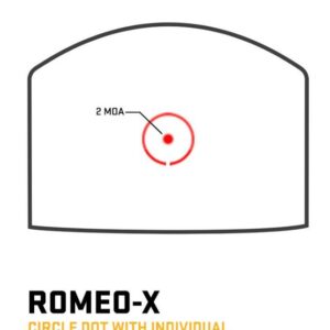 Sig Sauer Romeo-X Reflex Sight Open w Compact Footprint/ Circle Dot - Flat Dark Earth