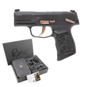 Sig Sauer P365-380 Rose Handgun .380 Auto 10rd Magazines (2) 3.1" Barrel Black with Rose Kit(Vaultek Safe)