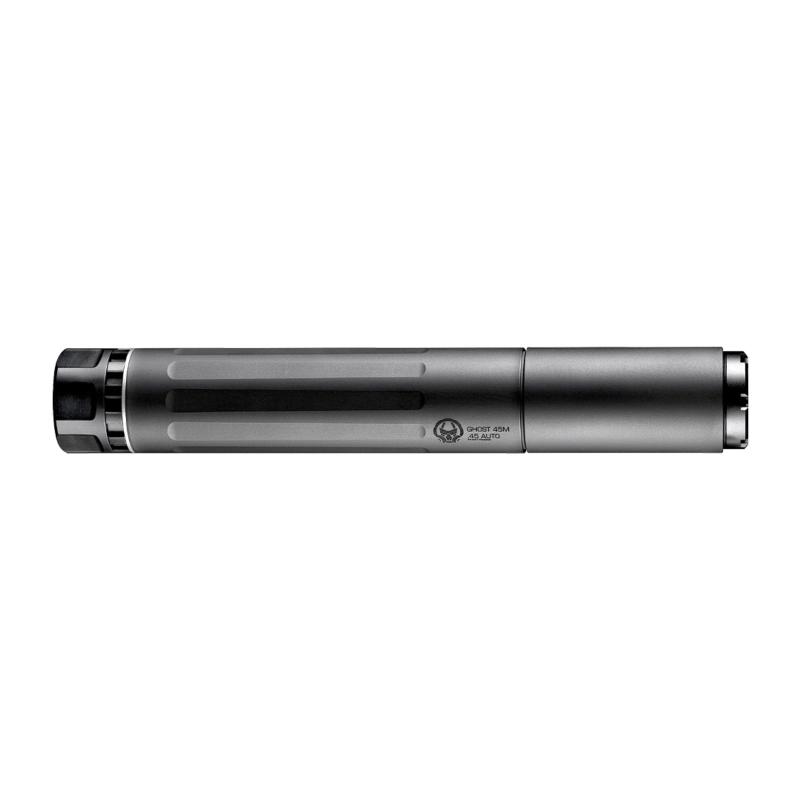 Dead Air Silencers Ghost 45M Modular Suppressor .45 ACP Stainless Steel/Titanium Black Finish