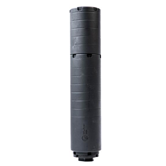 Dead Air Wolfman Modular Direct Thread Pistol Suppressor 9mm Luger Stainless Steel Black Finish 1/2-28