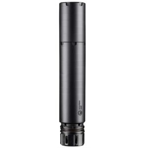 Dead Air Wolfman Modular QD Pistol Suppressor 9mm Luger Stainless Steel Black Finish Key Micro Adapter