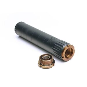 Lantac M-SPEC 22S Suppressor .22 LR with 1/2x28 DT Hub and Plan B Hub