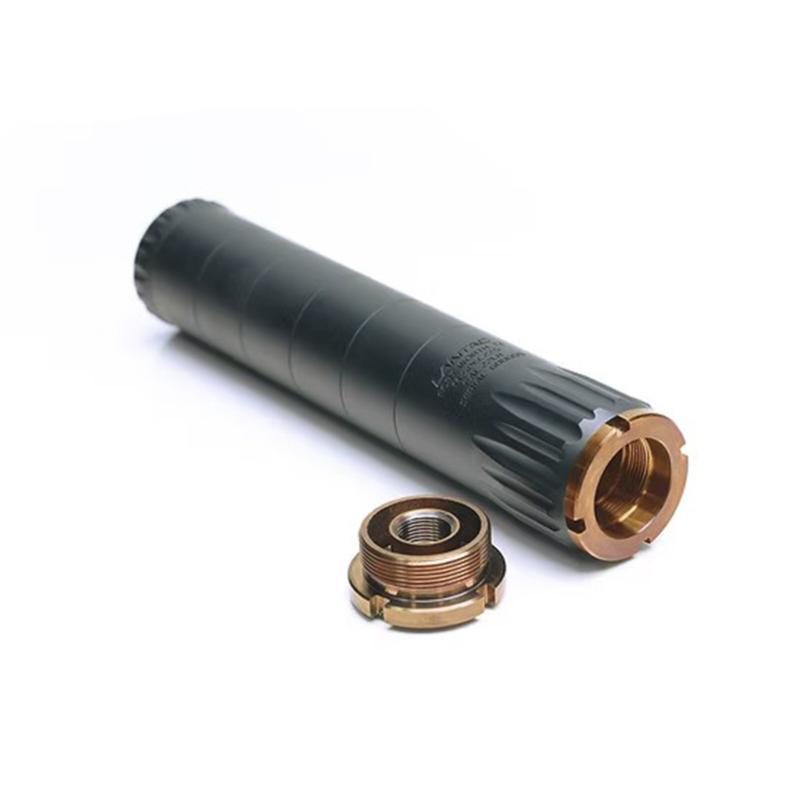 Lantac M-SPEC 22S Suppressor .22 LR with 1/2x28 DT Hub and Plan B Hub