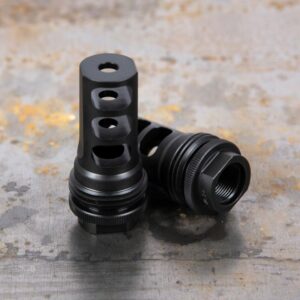 SilencerCo ASR Muzzle Brake 5/8x24 .338 Cal