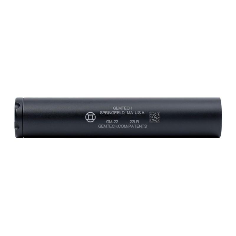 Gemtech GM-22 Direct Thread Aluminum Rimfire Suppressor .22LR Black