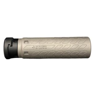 B&T SQD9 Print-X RBS Compact Quick Detach Suppressor 9mm Luger 1.73" Dia 8.11" Length 718 Inconel Grey