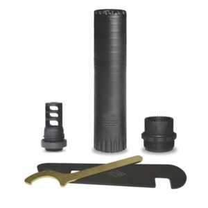 YHM Resonator R2 QD Suppressor .30 Cal Stainless Steel/Cobalt 6 Black 5/8-24?