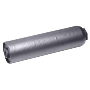 Q Trash Panda Quick Attach Suppressor 7.62mm Titanium 5/8x24  6.9" Length Bead Blast Finish Cherry Bomb Mount