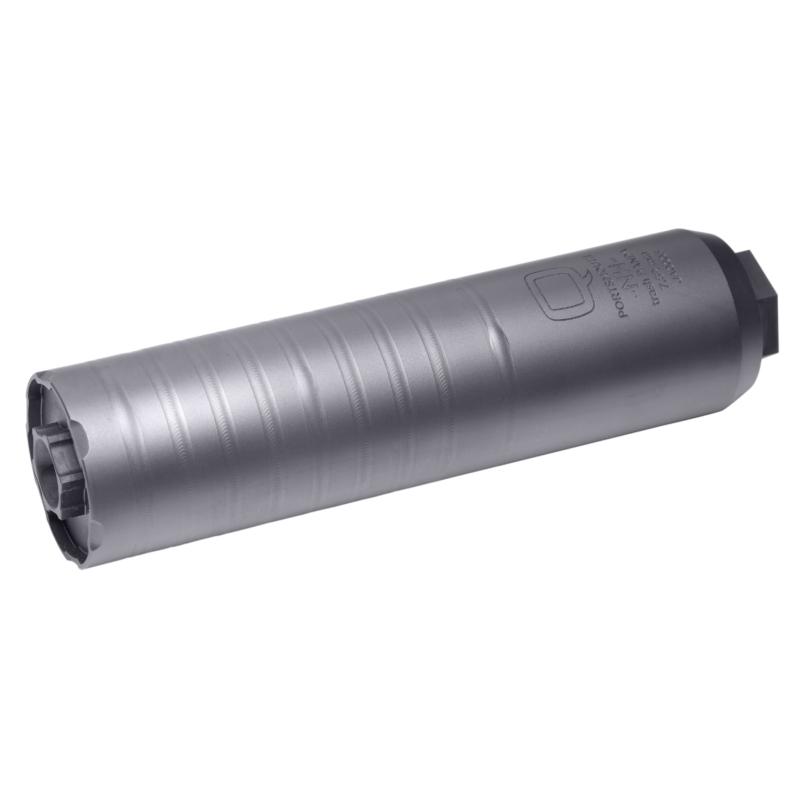 Q Trash Panda Quick Attach Suppressor 7.62mm Titanium 5/8x24 6.9" Length Bead Blast Finish Cherry Bomb Mount
